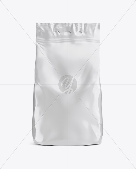 Download Glossy Food Bag Mockup Front View In Bag Sack Mockups On Yellow Images Object Mockups Yellowimages Mockups