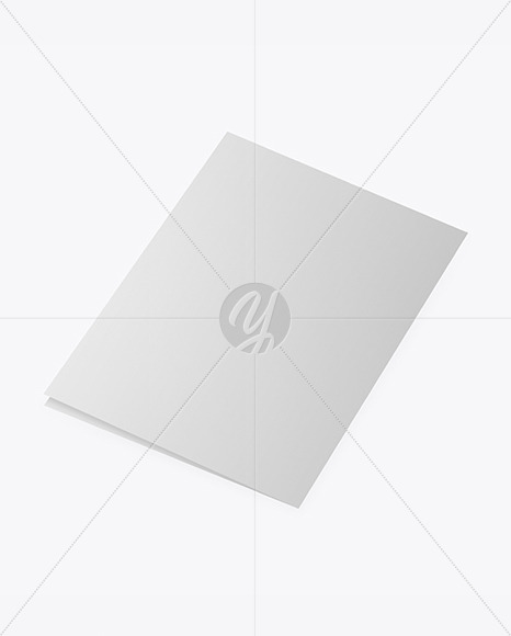 Textured Brochure Mockup   Back Side View PSD #3