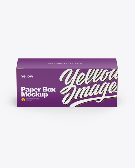 Paper Box Mockup PSD #2