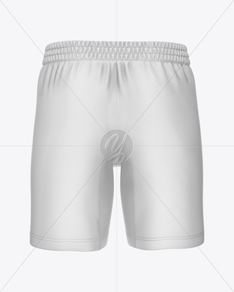 Men S Shorts Hq Mockup Front View In Apparel Mockups On Yellow Images Object Mockups