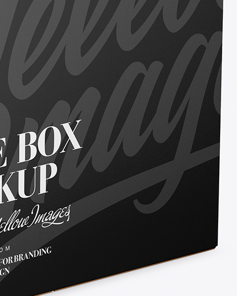 Cake Paper Box Mockup PSD #4