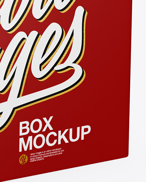 Matte Paper Box Mockup PSD #4