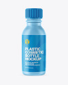 Matte Plastic Cosmetic Bottle Mockup