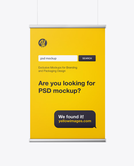 Download Pull Up Banner Mockup Psd Yellowimages