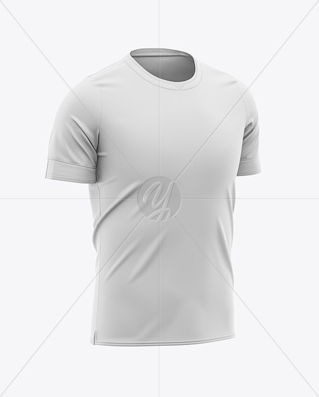 Men S Soccer Jersey Mockup Front Half Side View Football Jersey Soccer T Shirt In Apparel Mockups On Yellow Images Object Mockups