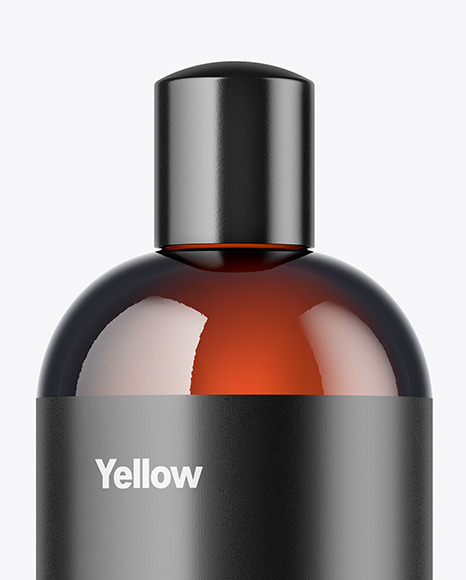 Download Amber Bottle Mockup In Bottle Mockups On Yellow Images Object Mockups PSD Mockup Templates