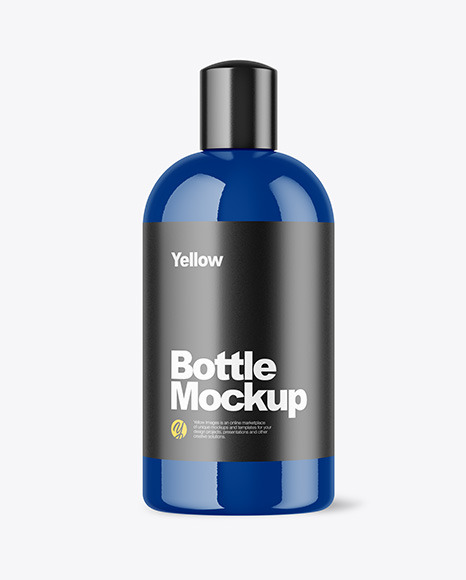 Download Glossy Bottle Mockup In Bottle Mockups On Yellow Images Object Mockups Yellowimages Mockups