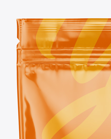 Glossy Stand Up Pouch Mockup PSD #2