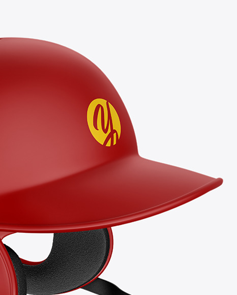 Download Matte Baseball Helmet Mockup In Apparel Mockups On Yellow Images Object Mockups