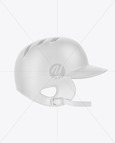 Glossy Baseball Helmet Mockup In Apparel Mockups On Yellow Images Object Mockups