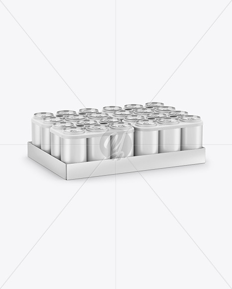 Download Pack With 24 Matte Aluminium Cans Mockup In Can Mockups On Yellow Images Object Mockups Yellowimages Mockups