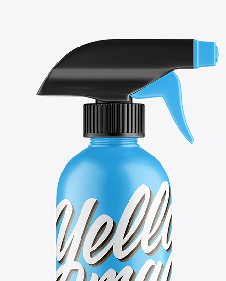 Download Matte Plastic Spray Bottle Mockup In Bottle Mockups On Yellow Images Object Mockups