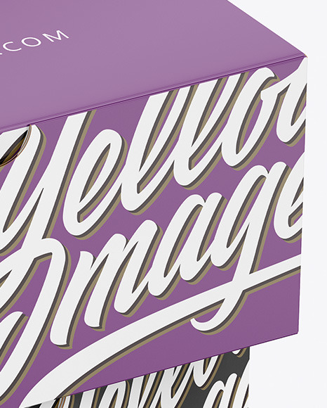 Two Paper Boxes Mockup PSD #1