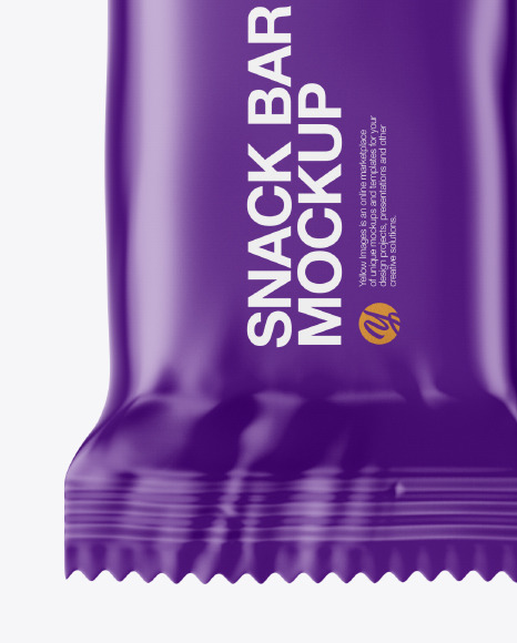 Download Matte Snack Bar Mockup In Flow Pack Mockups On Yellow Images Object Mockups PSD Mockup Templates