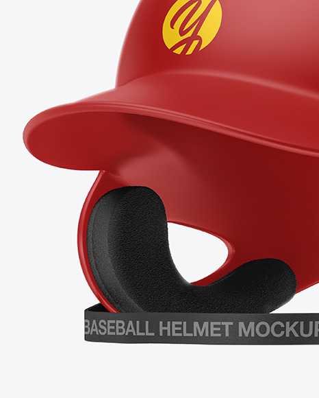 Download Matte Baseball Helmet Mockup in Apparel Mockups on Yellow ...