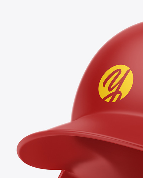 Download Matte Baseball Helmet Mockup In Apparel Mockups On Yellow Images Object Mockups