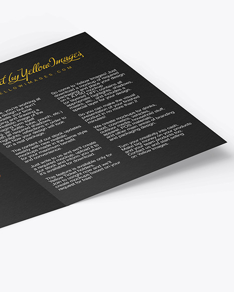 Textured Brochure Mockup PSD #1