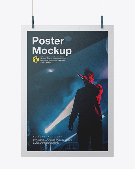 Download Graphic Design Poster Mockup Yellowimages