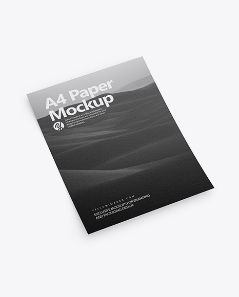 Download A4 Paper Mockup A4 Mockup Yellowimages