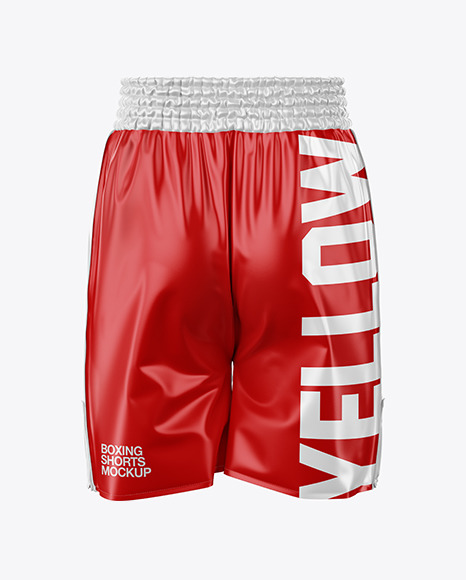 Download Boxing Shorts Mockup Back View In Apparel Mockups On Yellow Images Object Mockups Yellowimages Mockups