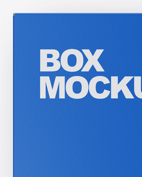 Paper Box Mockup PSD #3