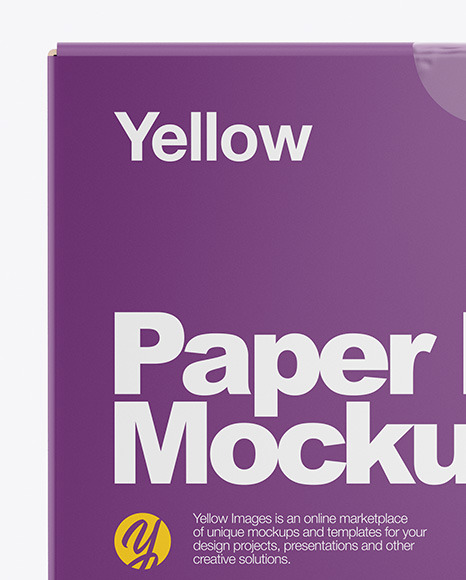 Paper Box Mockup PSD #2