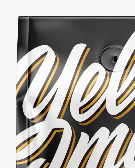 Glossy Coffee Bag Mockup