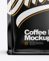 Glossy Coffee Bag Mockup