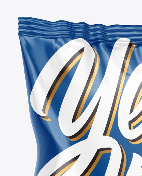 Glossy Snack Package Mockup PSD #2