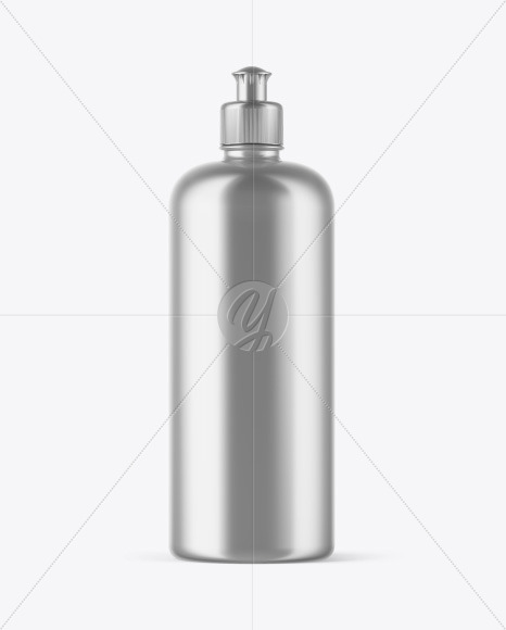 Download Metallic Plastic Bottle Mockup In Bottle Mockups On Yellow Images Object Mockups Yellowimages Mockups