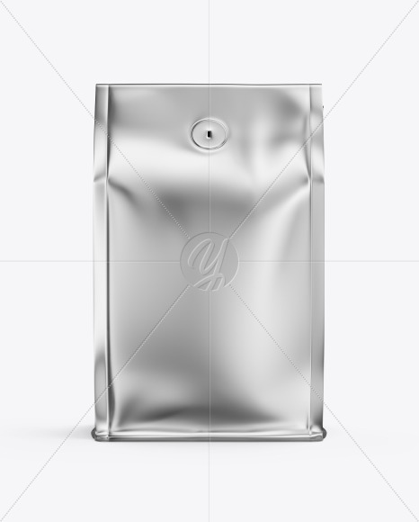 Download Metallic Paper Coffee Bag Mockup In Bag Sack Mockups On Yellow Images Object Mockups