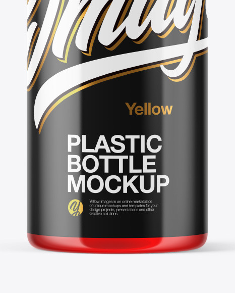 Plastic Bottle Mockup PSD #1