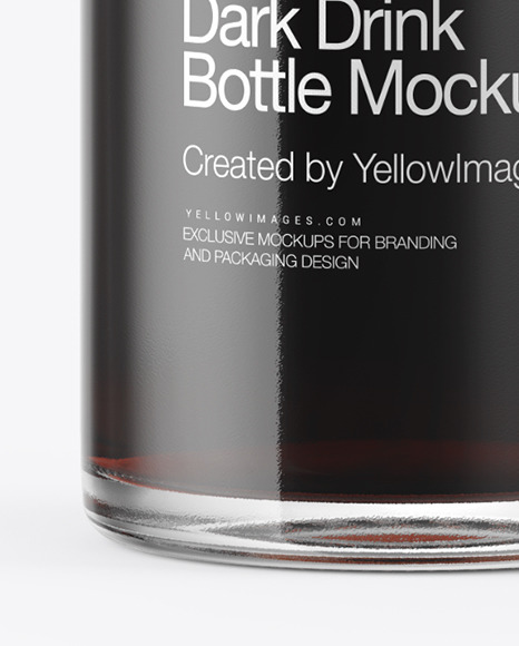 Download Square Cherry Juice Bottle Psd Mockup Yellowimages