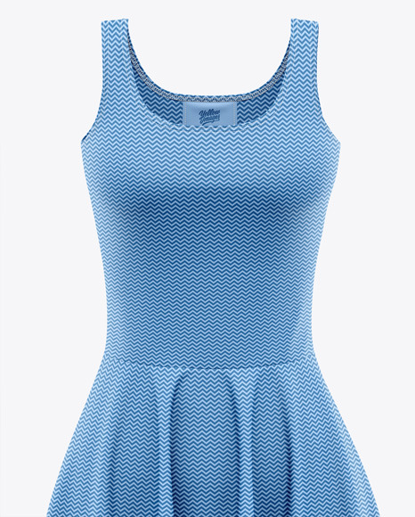 Download Skater Dress Mockup - Front View in Apparel Mockups on ...