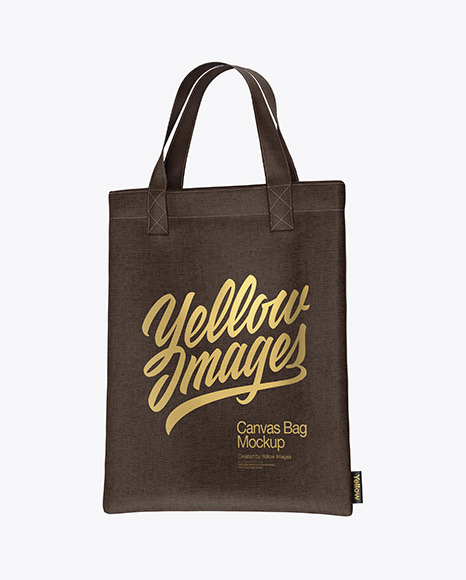 Download Canvas Bag Mockup In Bag Sack Mockups On Yellow Images Object Mockups