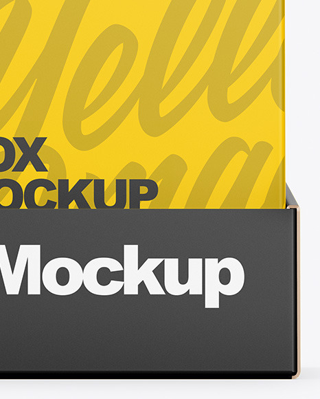 Display Box With Boxes Mockup PSD #4