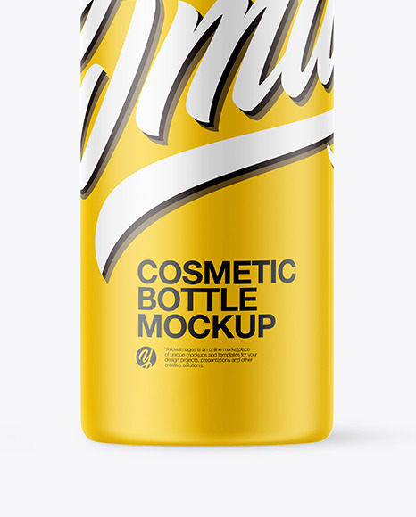 Matte Cosmetic Bottle Mockup PSD #1