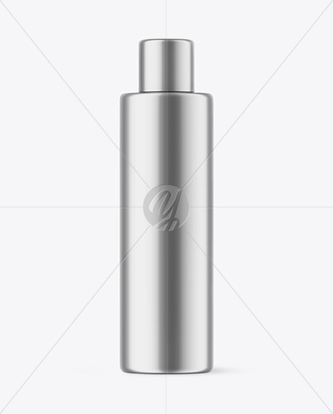 Download Metallic Plastic Cosmetic Bottle Psd Mockup Yellowimages