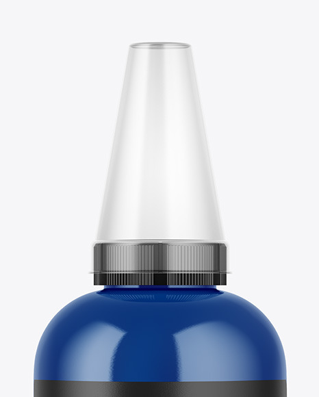 Glossy Plastic Bottle Mockup PSD #2