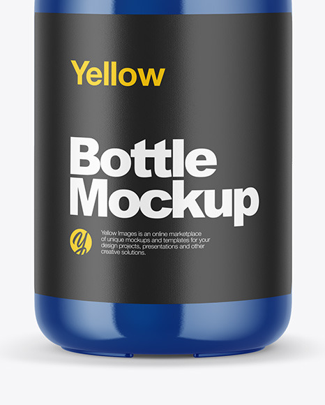 Download Glossy Plastic Bottle Mockup in Bottle Mockups on Yellow ... Yellowimages Mockups