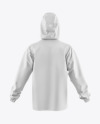 Men's Hooded Windbreaker Jacket Mockup