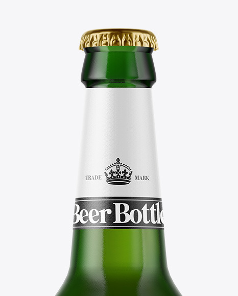 Download Green Glass Beer Bottle Mockup In Bottle Mockups On Yellow Images Object Mockups Yellowimages Mockups