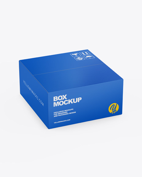 Download Paper Box Mockup In Box Mockups On Yellow Images Object Mockups PSD Mockup Templates