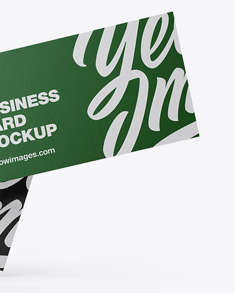 Textured Business Cards Mockup PSD #1