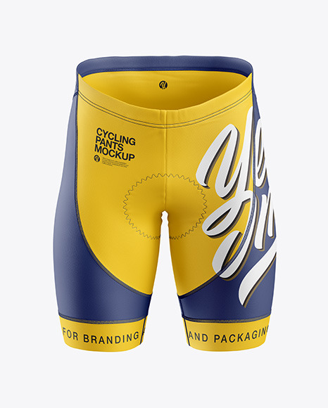 Download Free Cycling Shorts Mockup - Front View (PSD) - Free ...