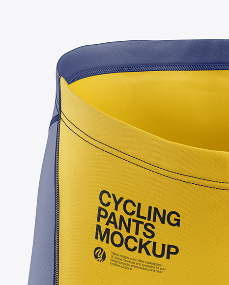 Cycling Shorts Mockup Front View In Apparel Mockups On Yellow Images Object Mockups