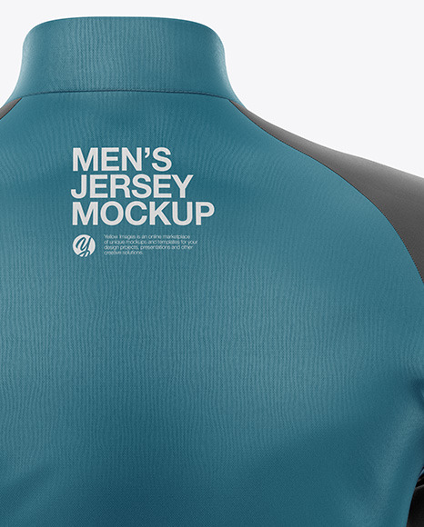 Download Men S Jersey With Long Sleeve Mockup Back View In Apparel Mockups On Yellow Images Object Mockups