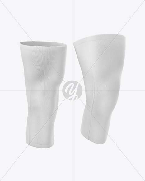 Download Sports Knee Warmers Mockup in Apparel Mockups on Yellow ...