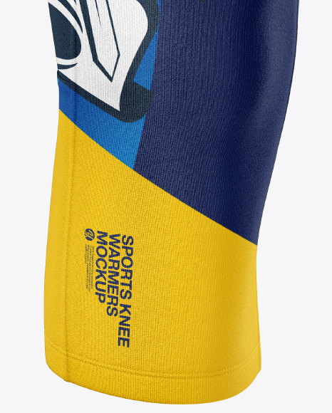 Sports Knee Warmers Mockup In Apparel Mockups On Yellow Images Object Mockups