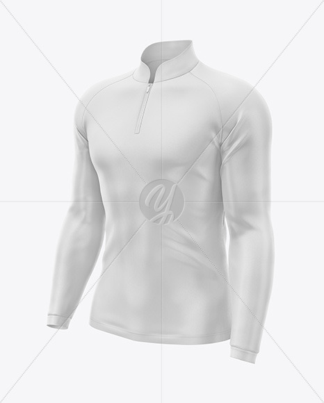 Download Men S Jersey With Long Sleeve Mockup Front Half Side View In Apparel Mockups On Yellow Images Object Mockups